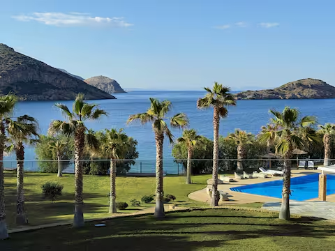 Blue Angel Villa Porto Rafti luxury view 1