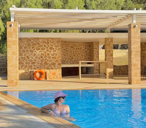 Blue Angel Villa Porto Rafti luxury view 2