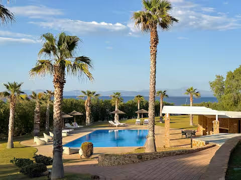 Blue Angel Villa Porto Rafti luxury view 7