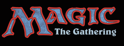 Magic The Gathering banner GIF on a custom website developer about page sidebar