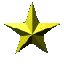 Animated rotating star decoration on a Y2K retro web design portfolio sidebar