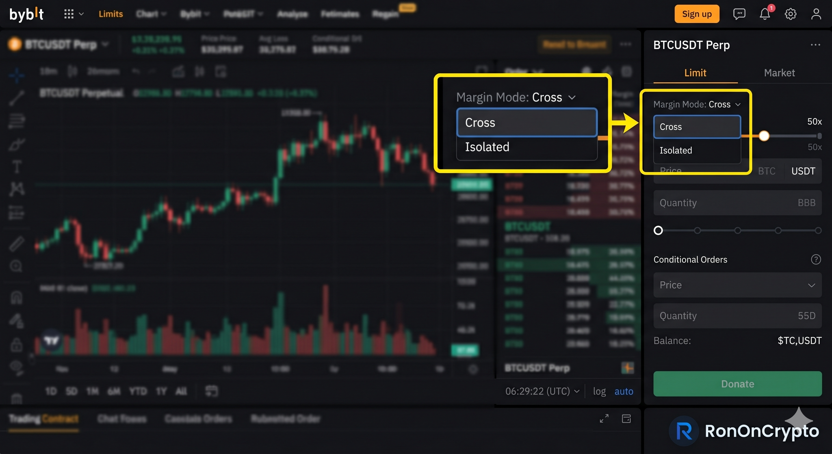 Cross Margin vs Isolated Margin comparison diagram — shared pool vs per-position collateral