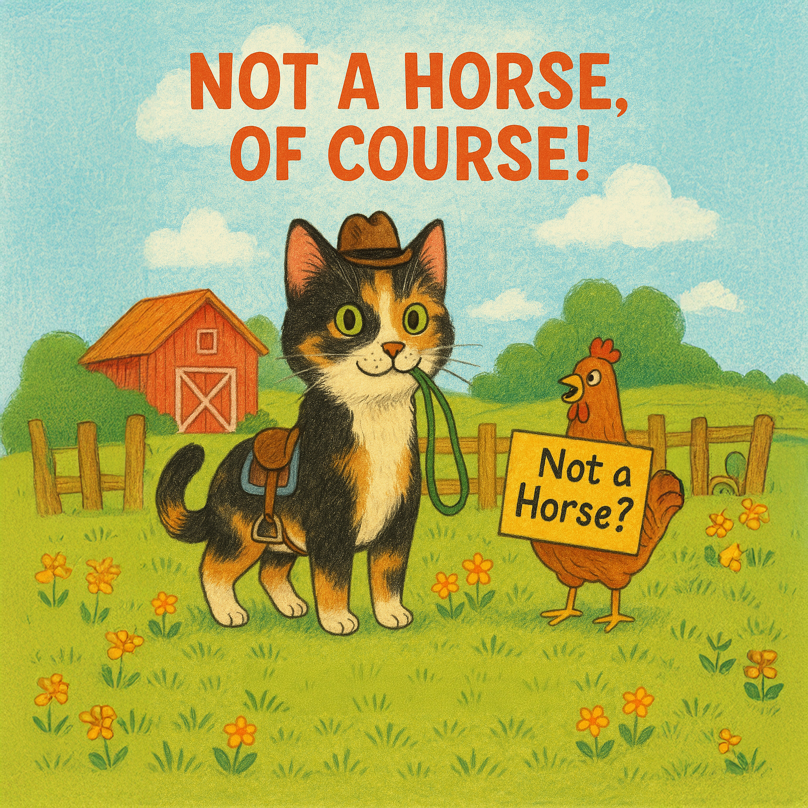 Not a Horse of Course