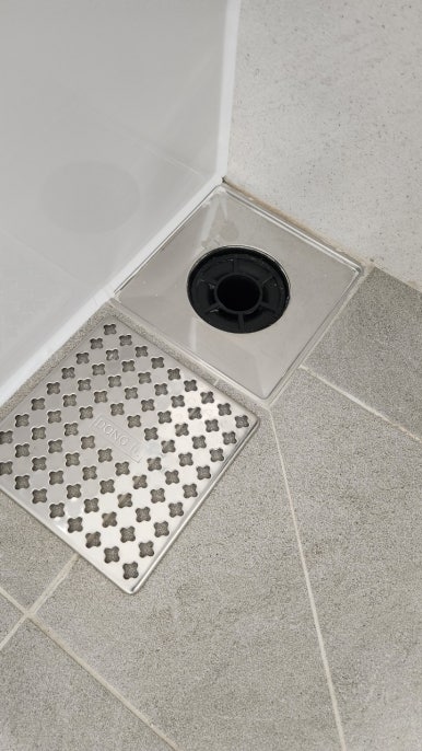 배수구 분진제거 청소 후