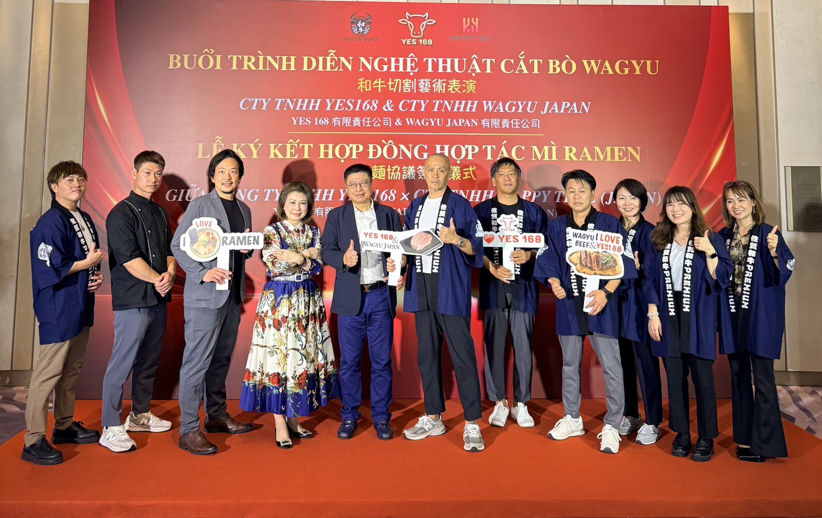 ベトナム ホーチミン、ニッコーホテルにてお客様主催の佐賀和牛試食会に参加。