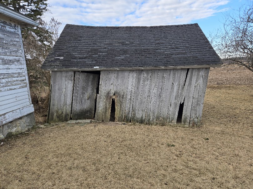 Old shed before removal - Plymouth WI
