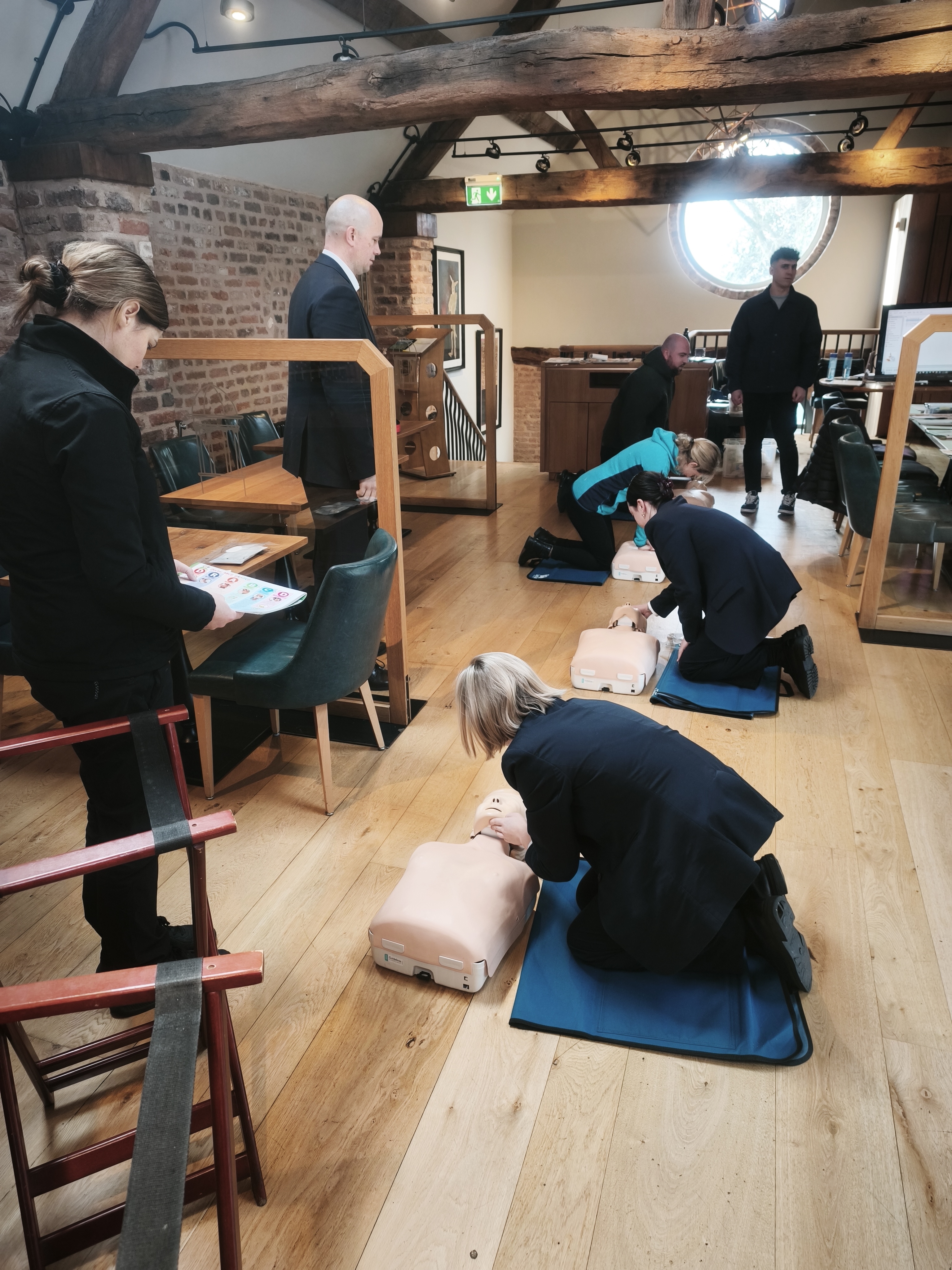 PS Training Services delivering DRCABCDE Workplace First Aid Training across Lancashire