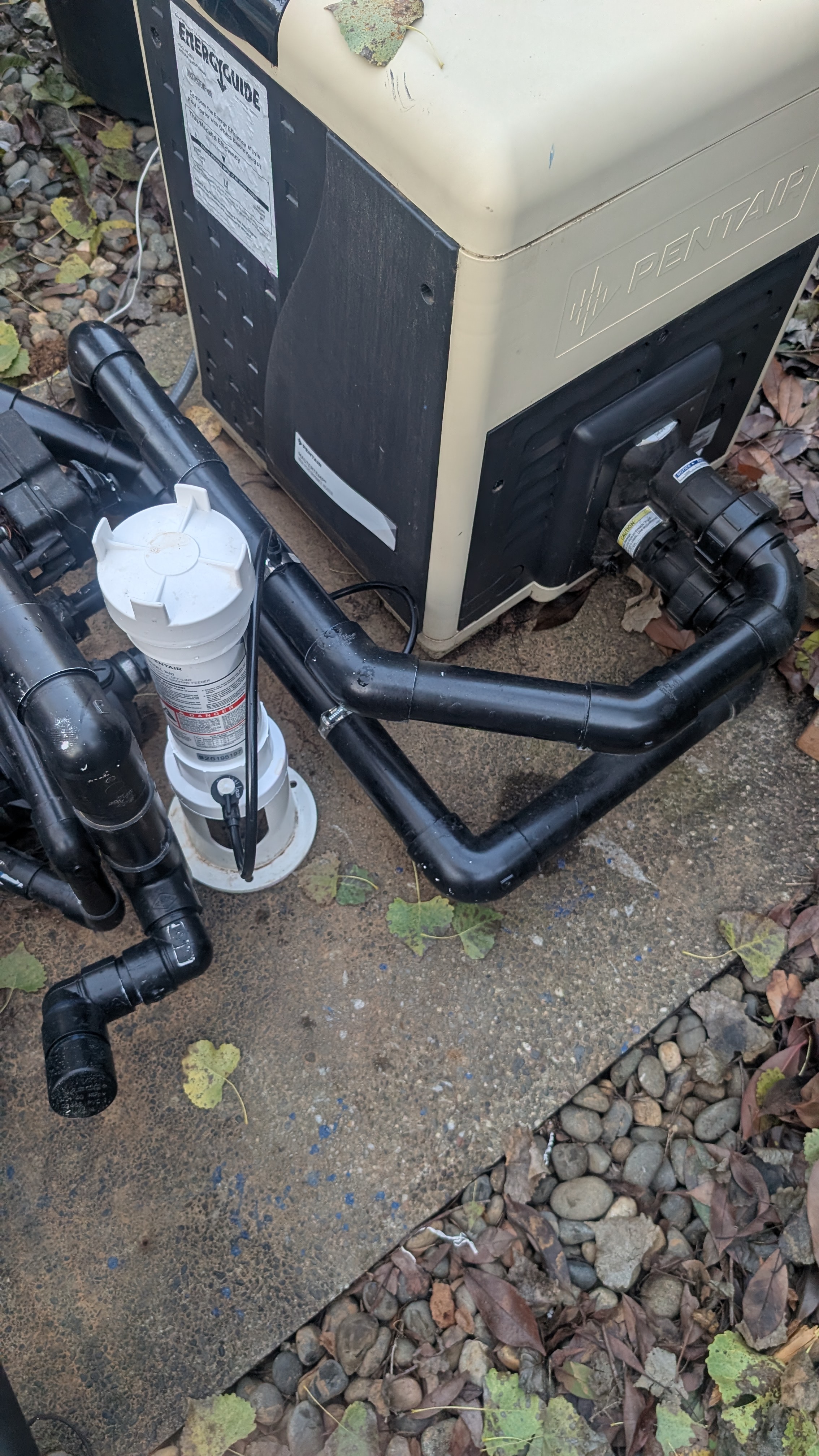 Professional pool leak detection equipment and sonar technology in use