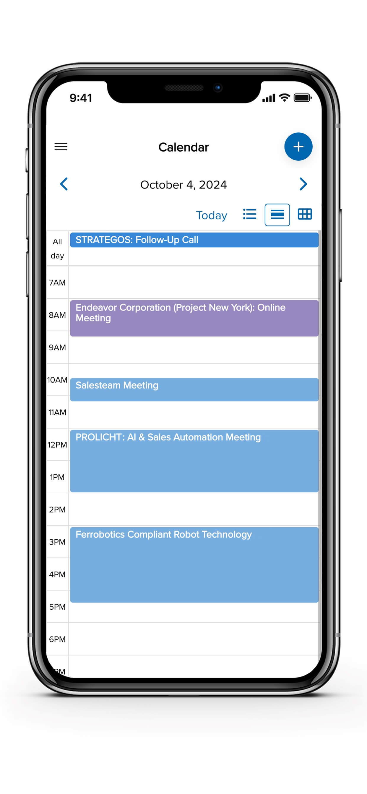 SELLSATION Mobile App - Calendar