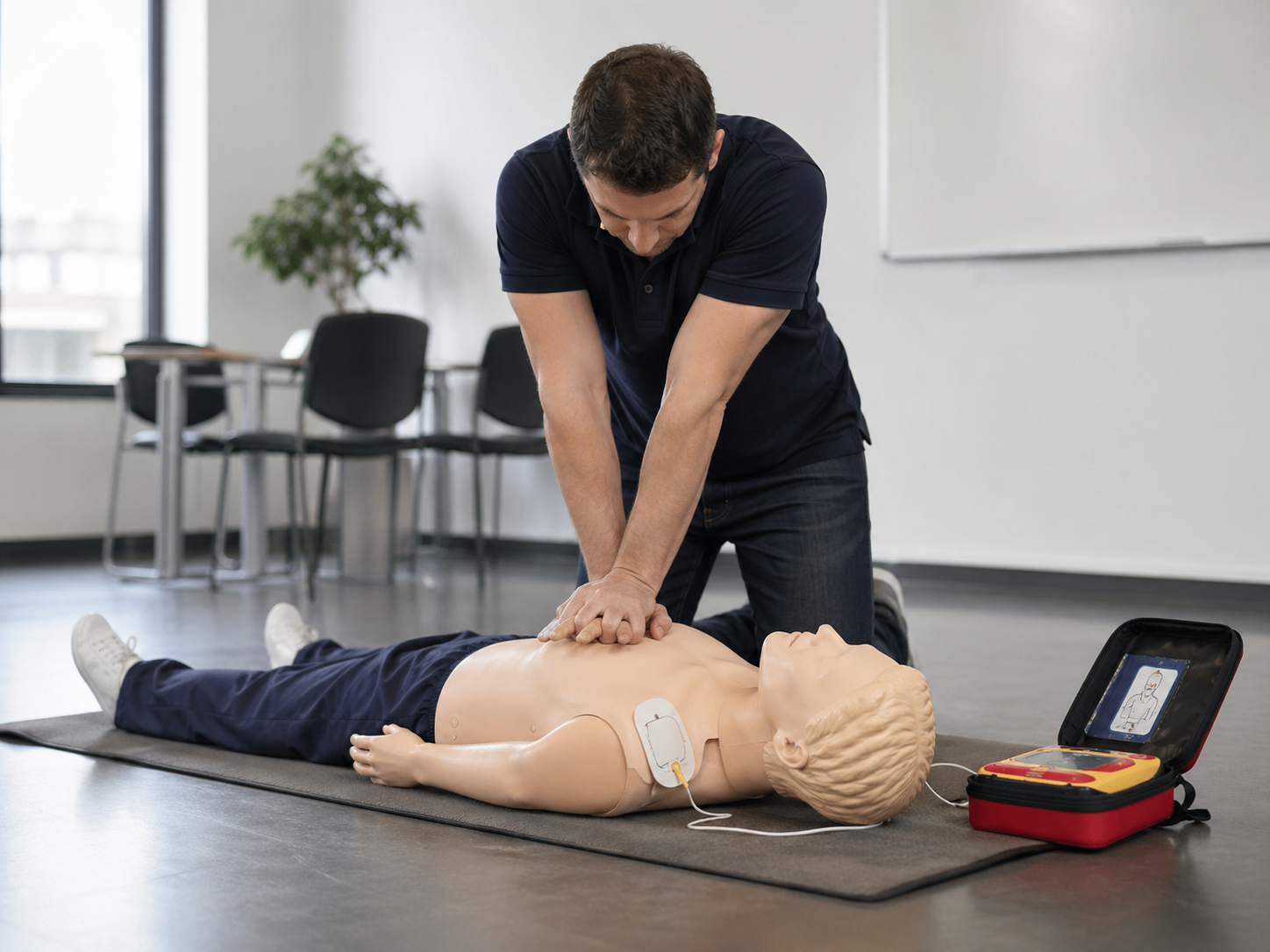 Heartsaver® CPR AED — Private group training by Critical Care Precision Inc Heartsaver CPR AED training — Critical Care Precision