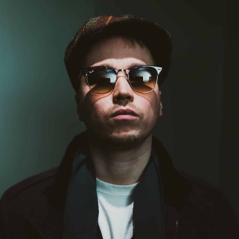 Johnny Barr stage performance 2026 - alt rock artist from Paisley Scotland live show