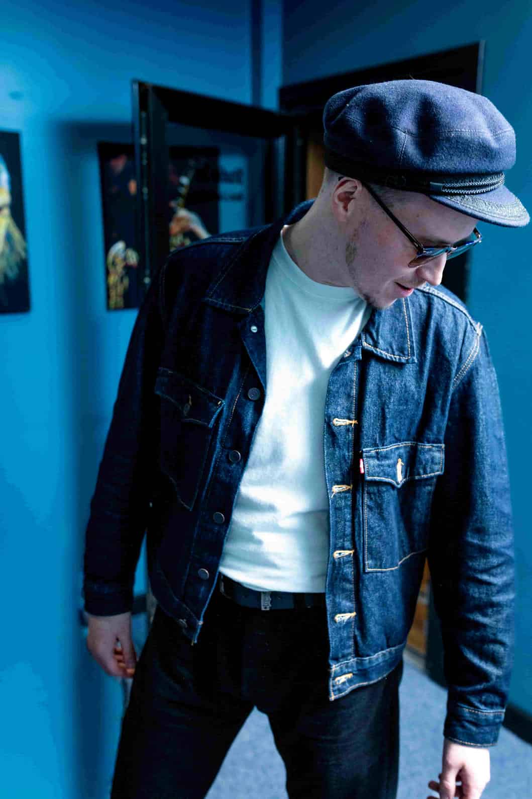 Johnny Barr portrait promo photo 2026 - alt rock singer songwriter from Paisley Scotland