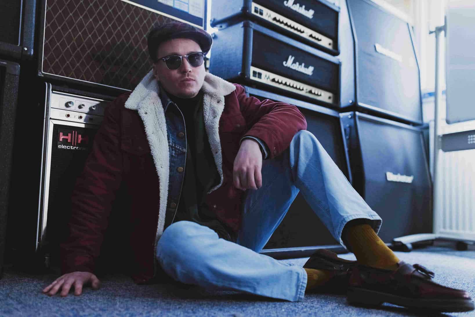 Johnny Barr live performance finale 2026 - Scottish independent alt rock artist on stage