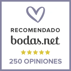 Recomendado bodas.net - 250 opiniones