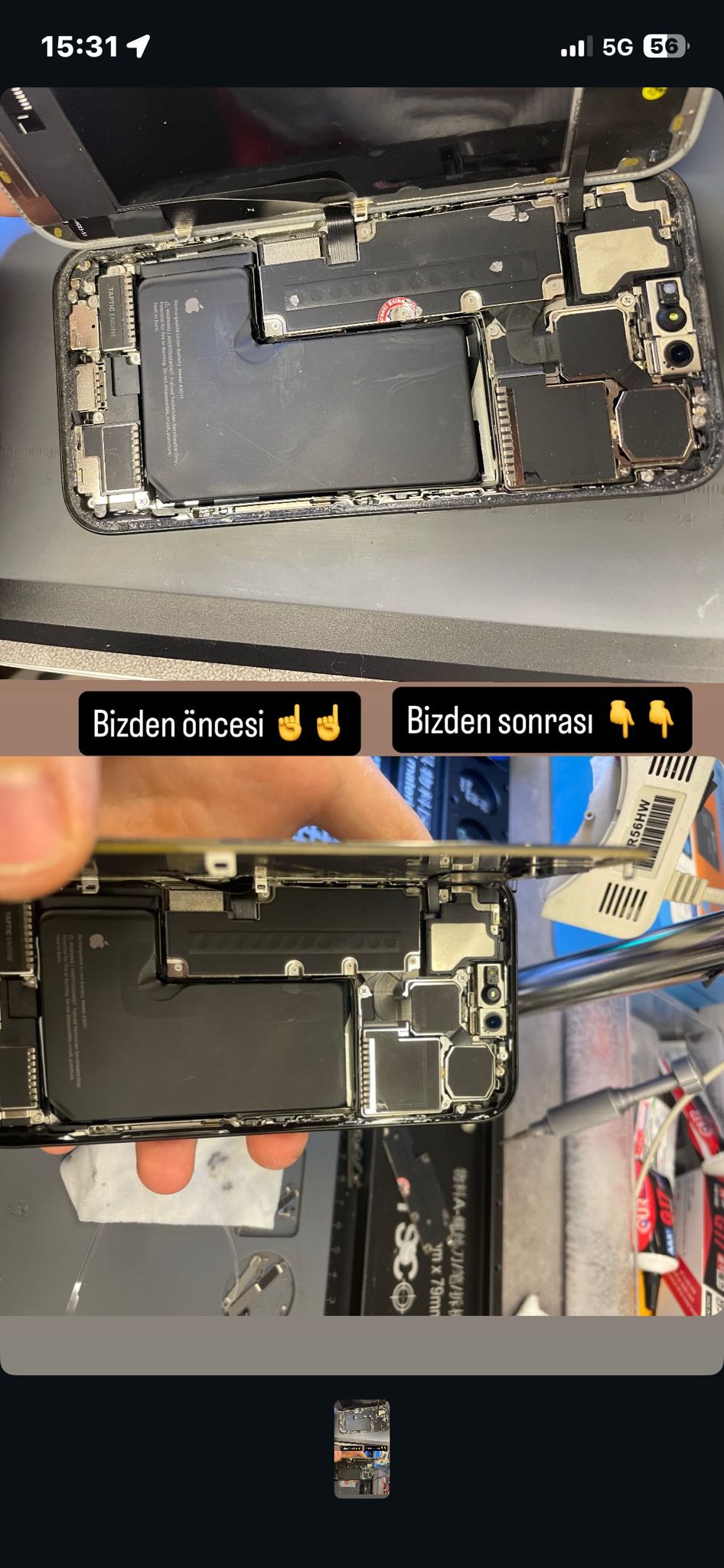 MDPROFIX İç Montaj — iPhone tamir kalitesi