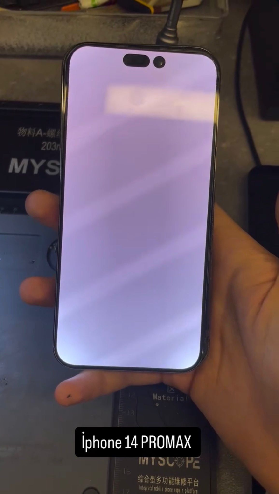 Çatlak Ekran Dönüşümü öncesi — MDPROFIX iPhone Tamiri