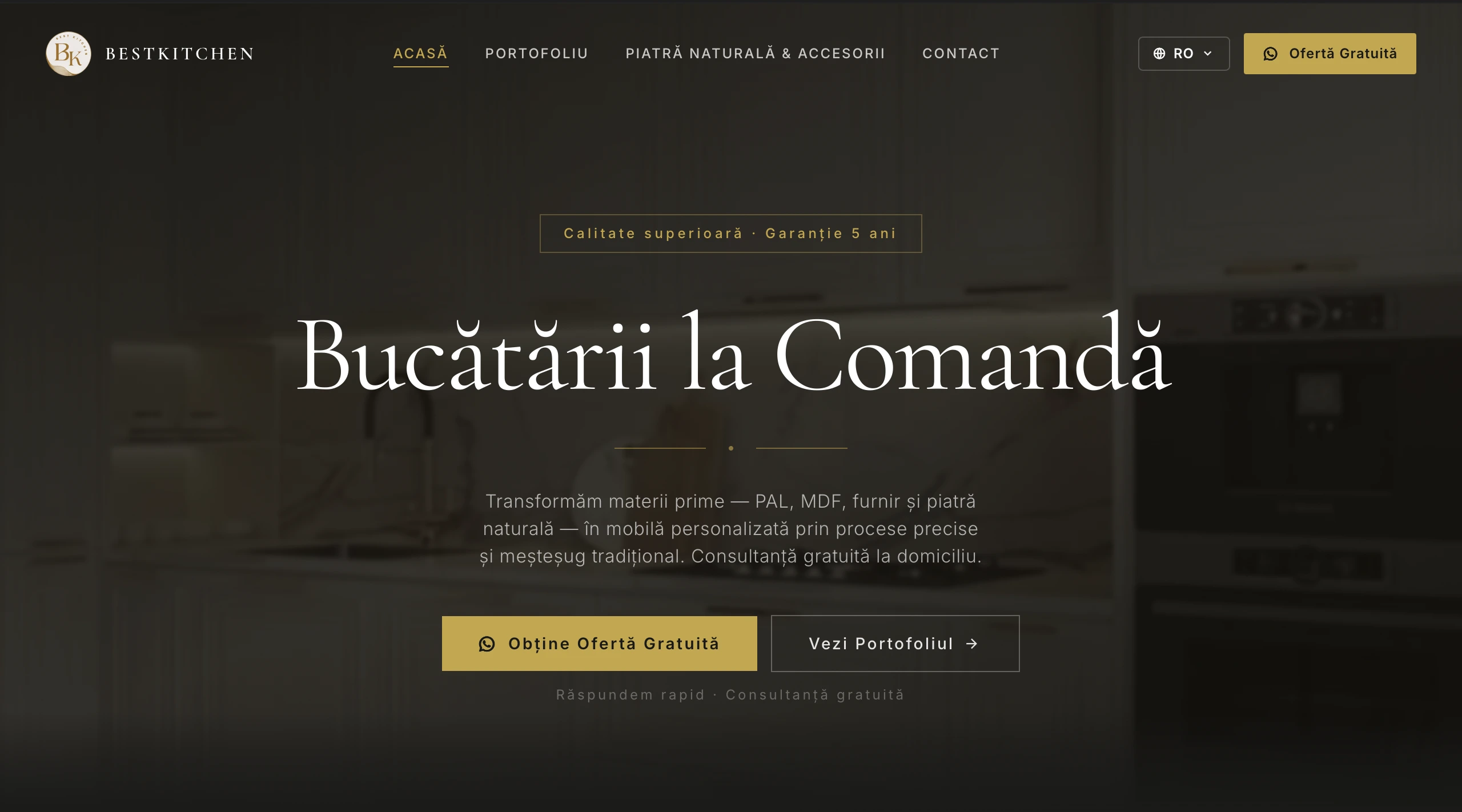 BestKitchen — Kitchen & Appliances Business Sites project built by Selao Agency