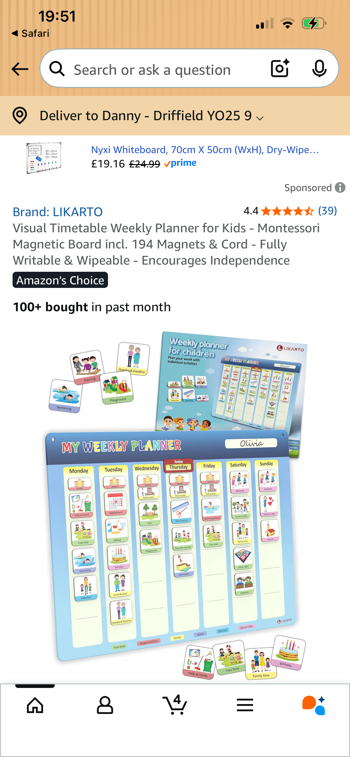 Bear's real PECS communication cards — advanced personalised pages