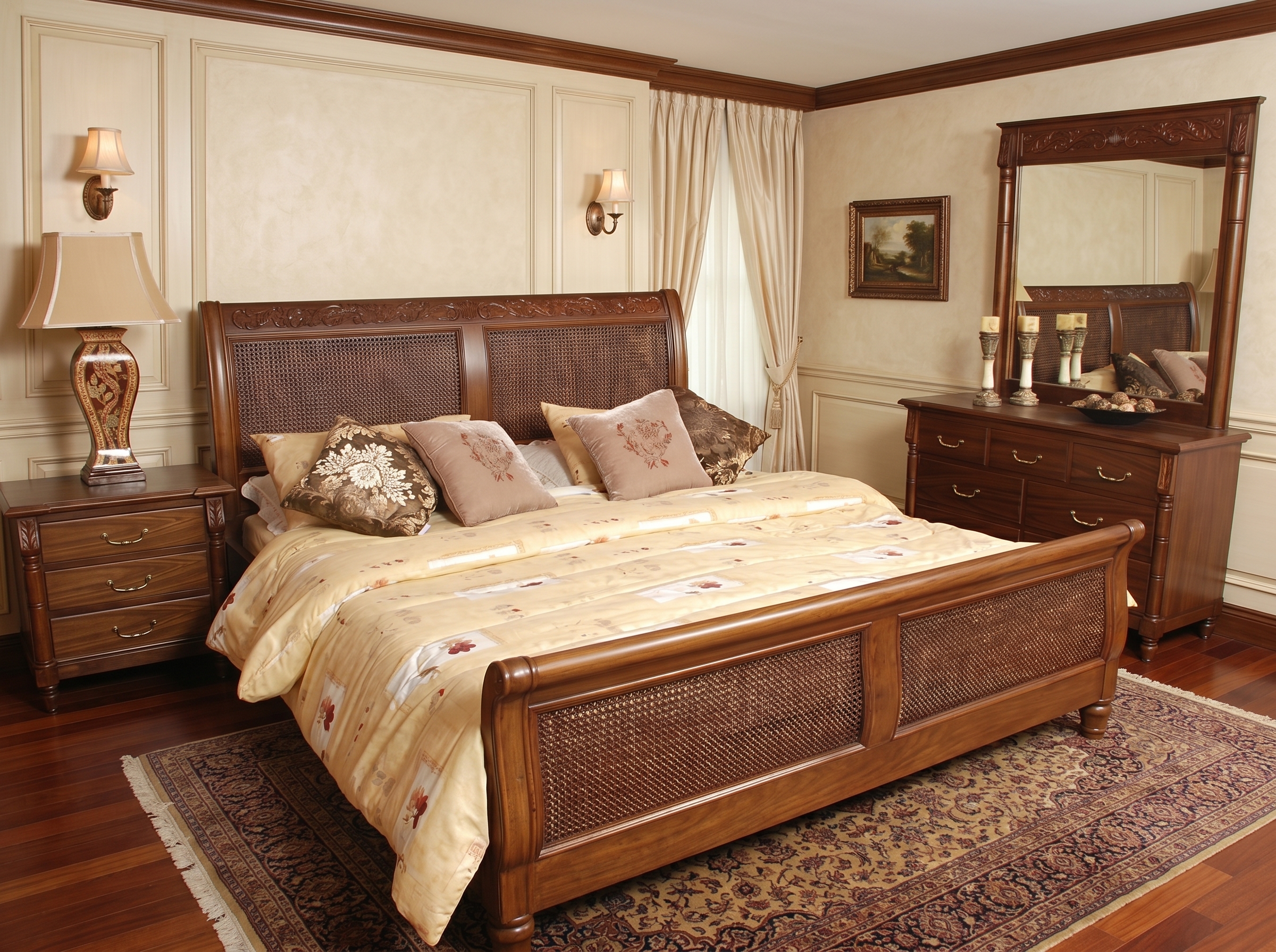 Classic Regency Sleigh Bed