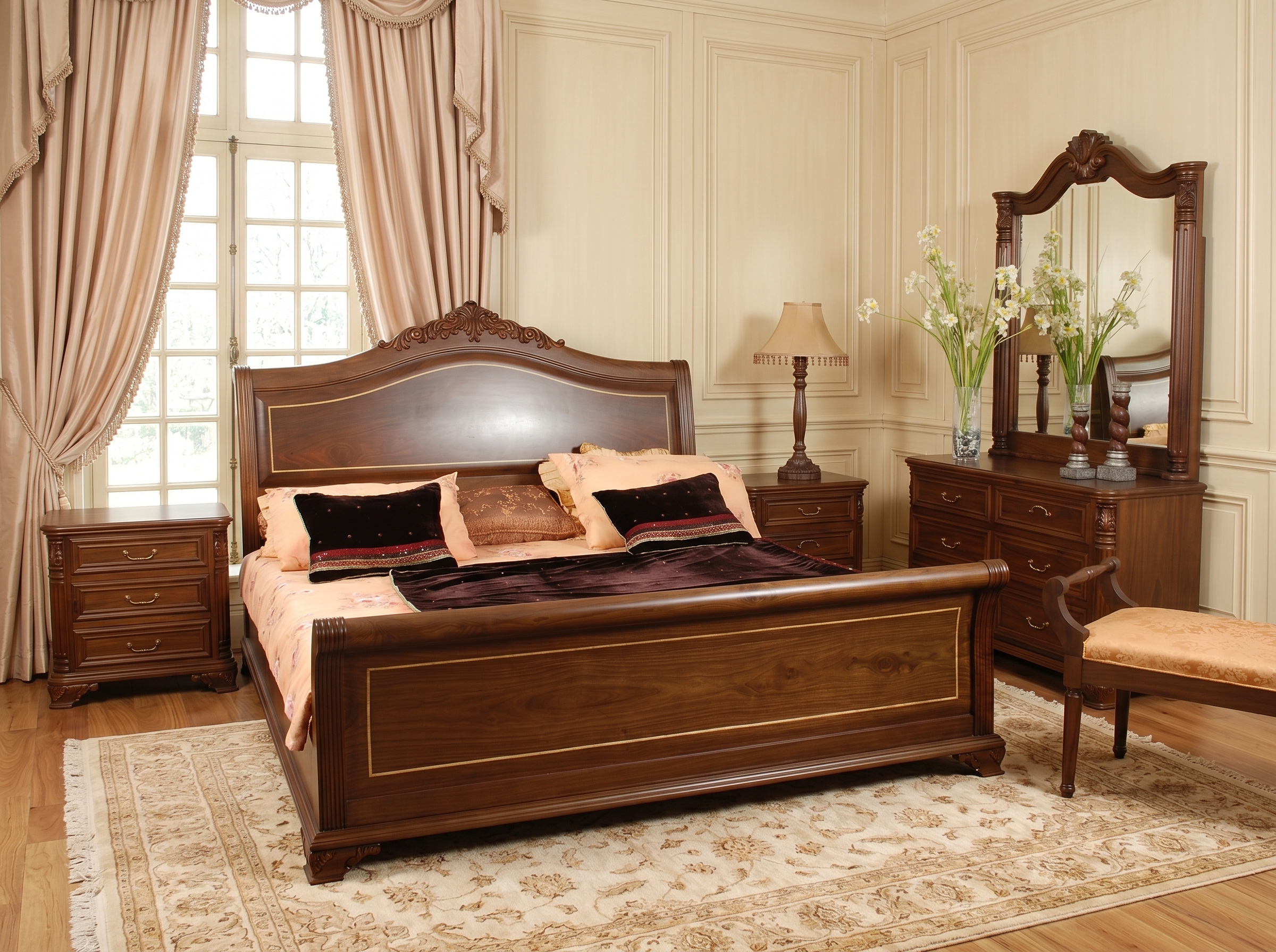 Louis XVI Classic Frame Bed