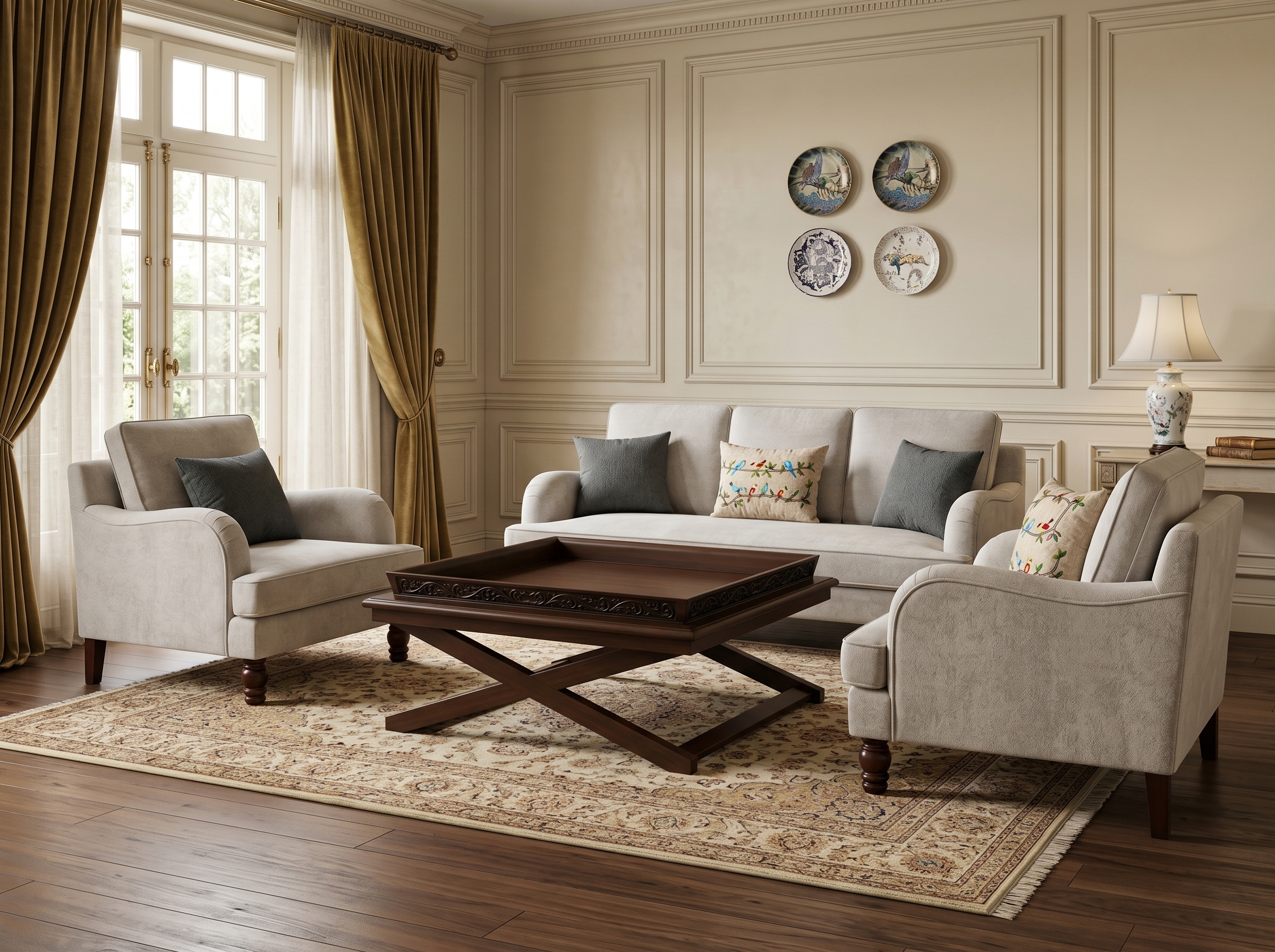 Windsor Heritage Lounge Set view 3