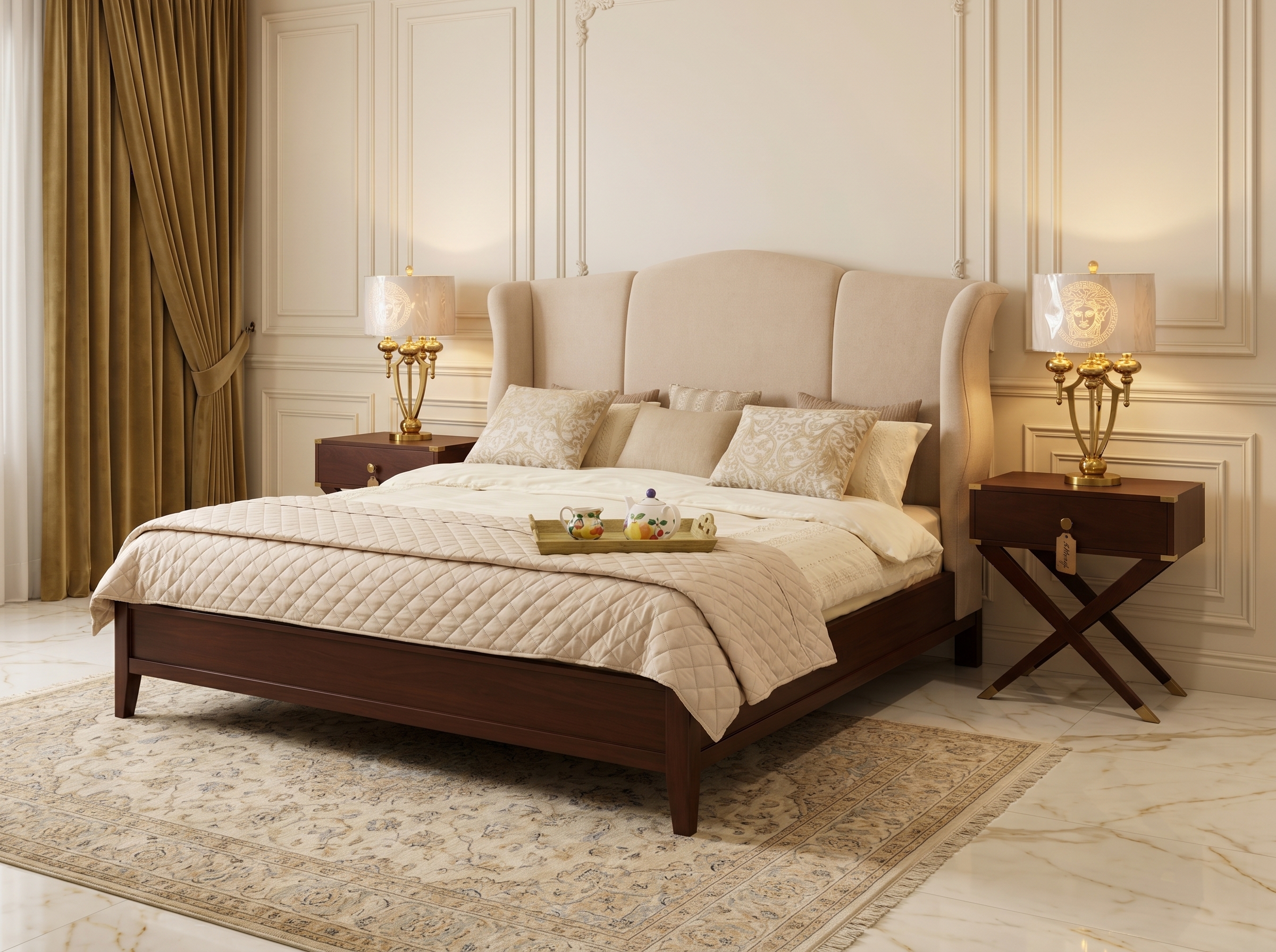 Windsor Upholstered Classic Bed