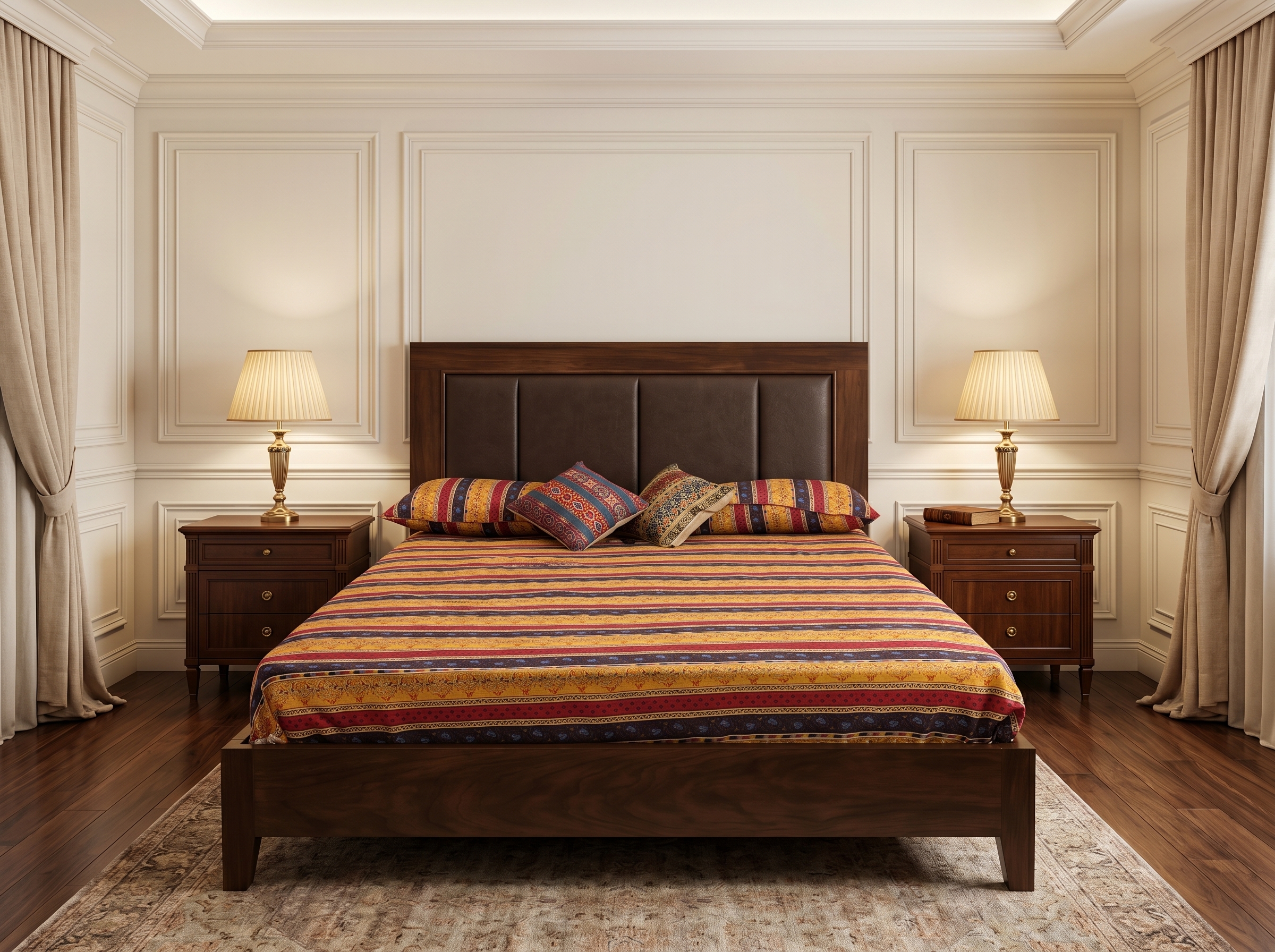 Manor House Classic Panel Bed