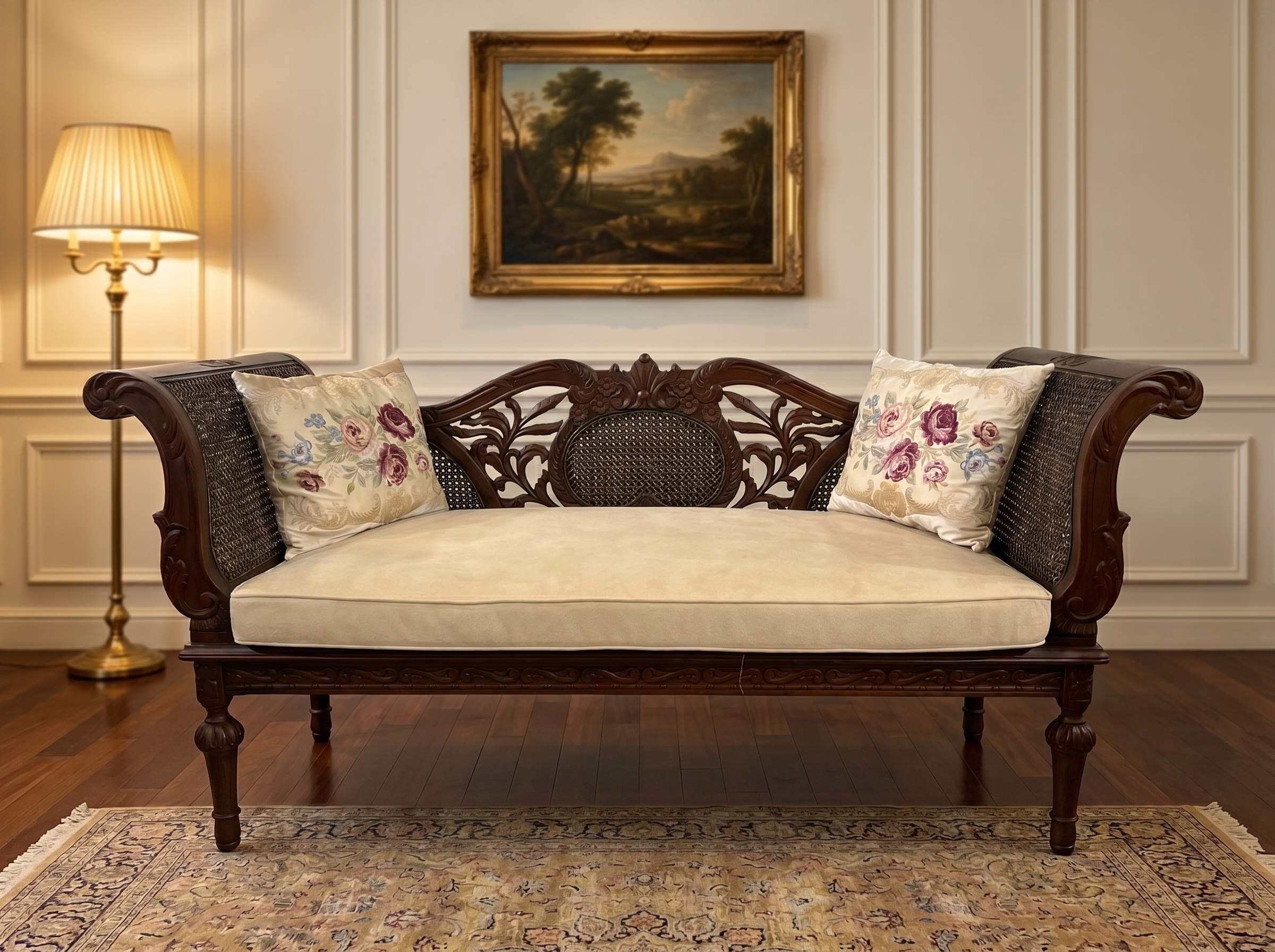 The Aurelia Heritage Settee