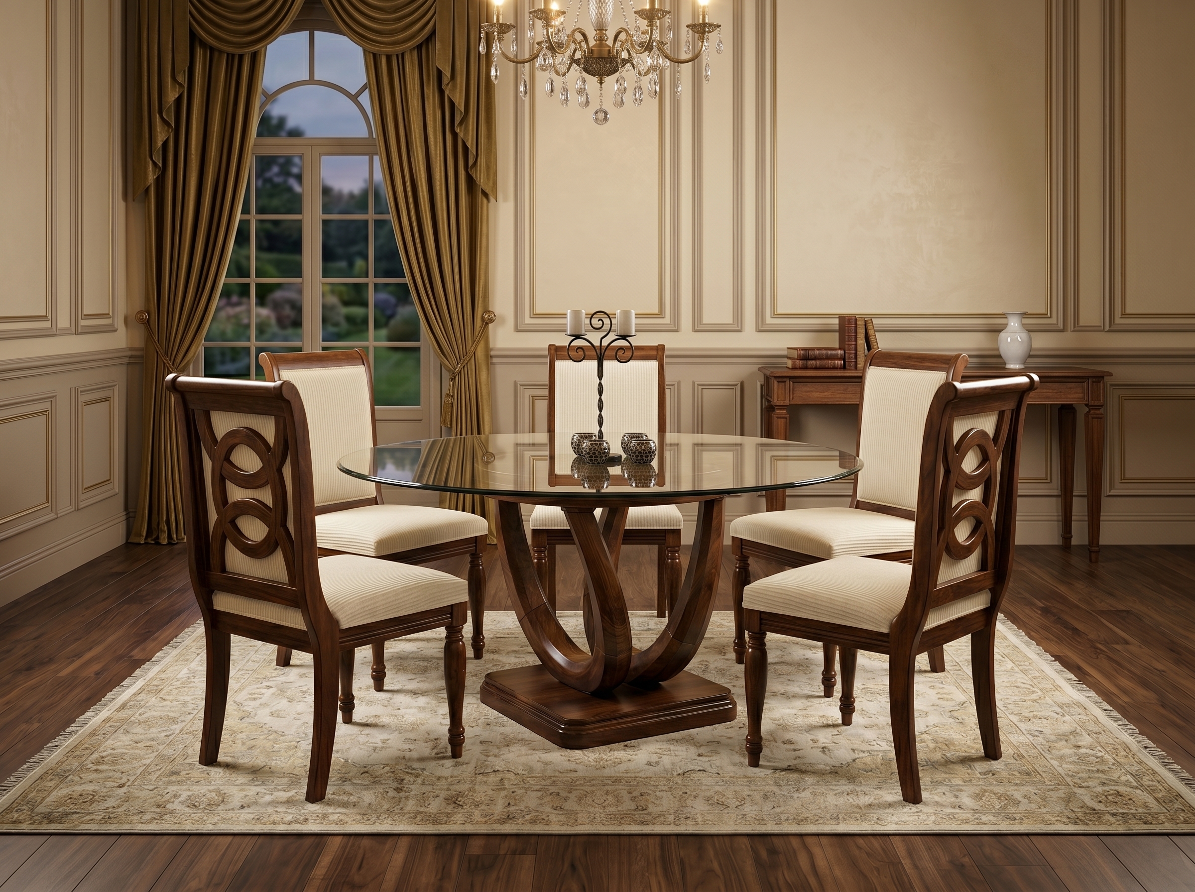 Aristocrat Panel Dining Suite
