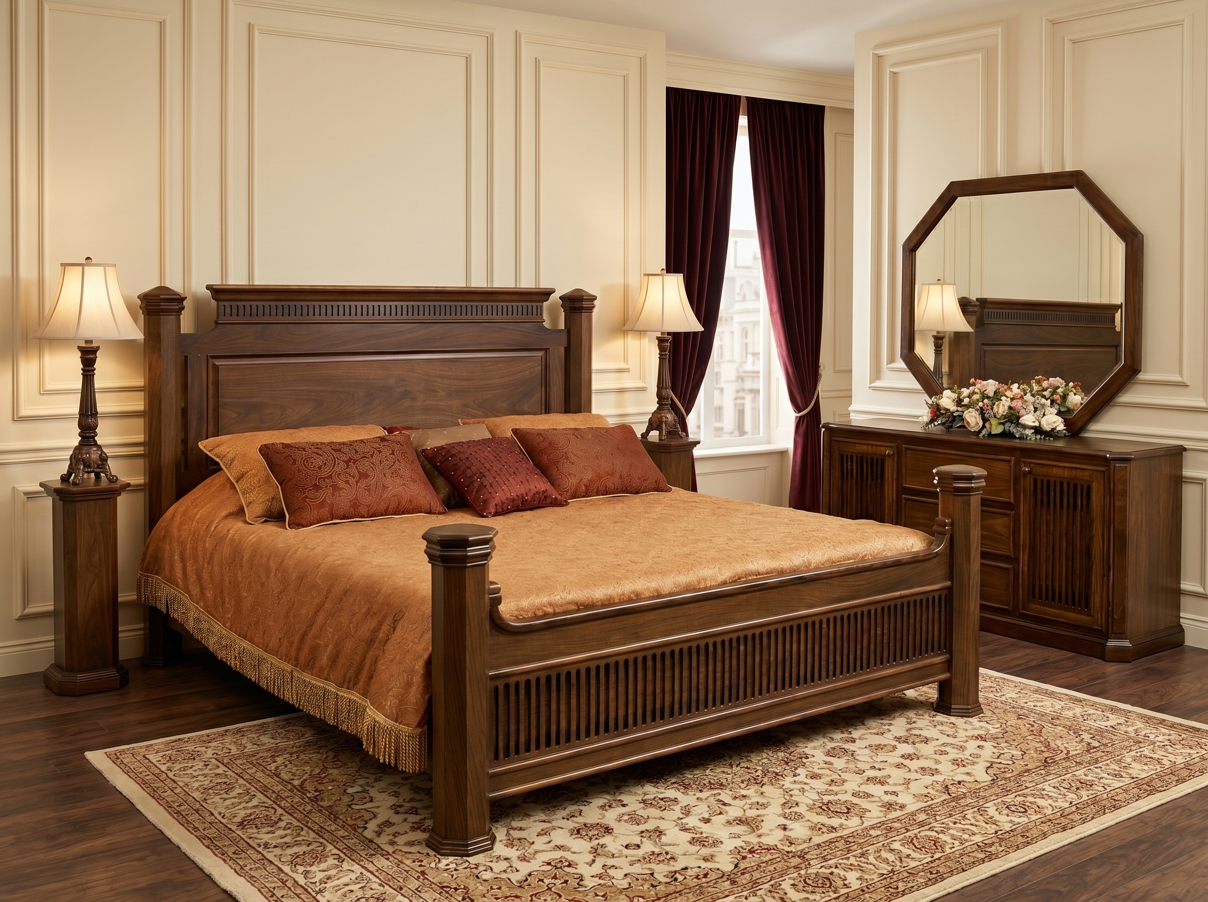 Edwardian Panel Heritage Bed
