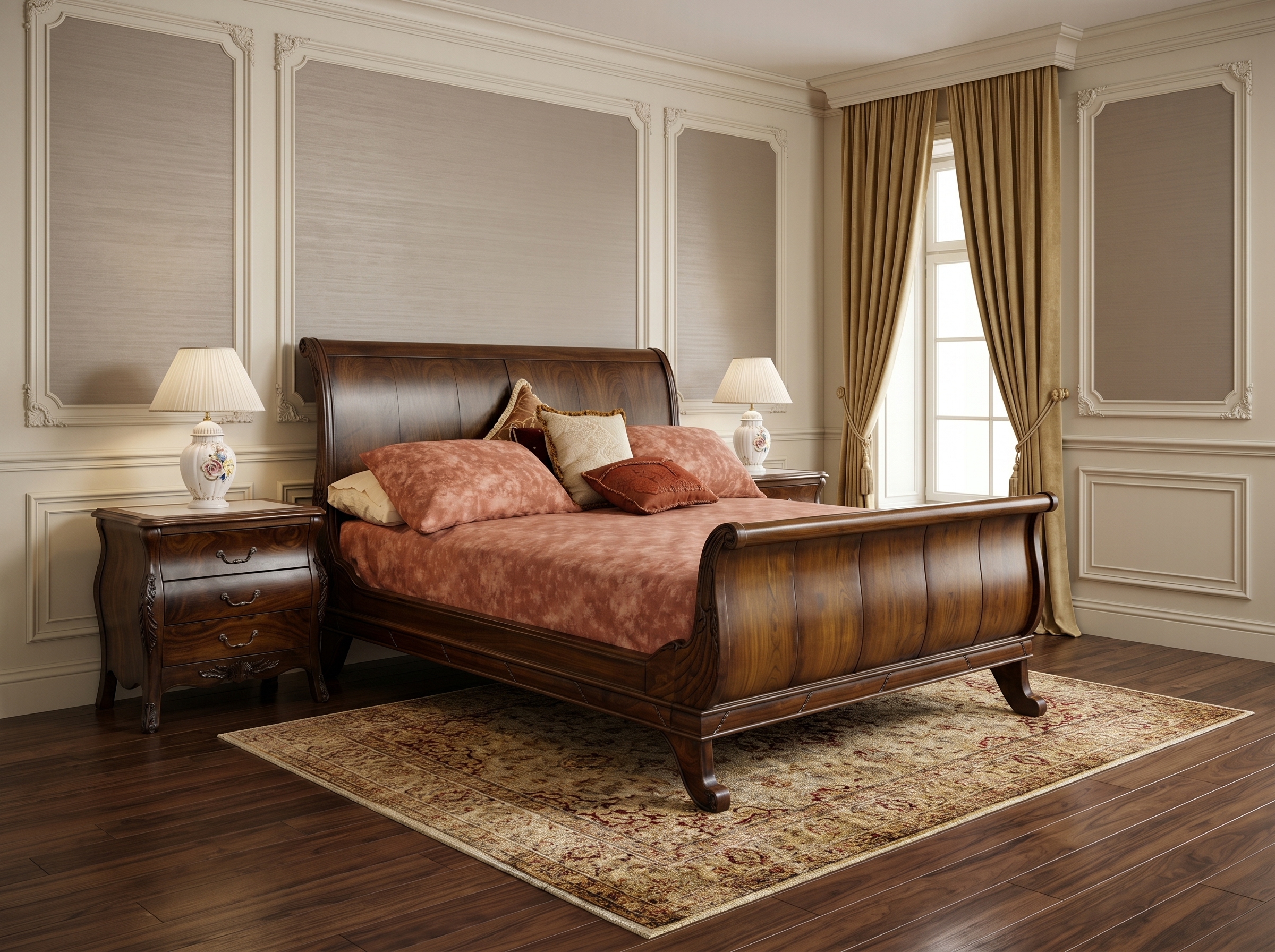 Classic Heritage Upholstered Bed