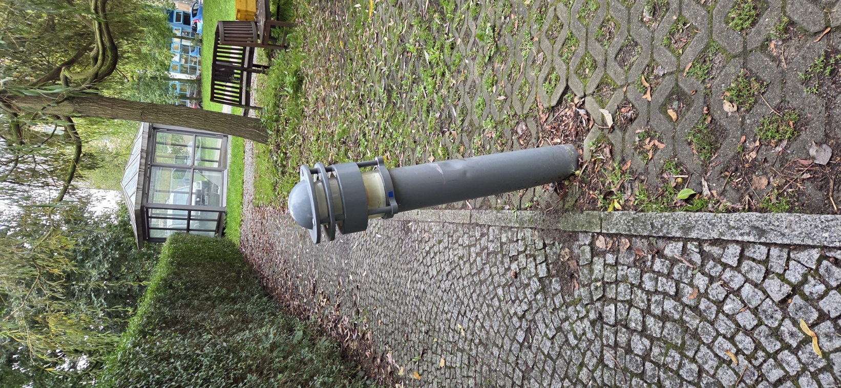 Lampe gerichtet – Vorher