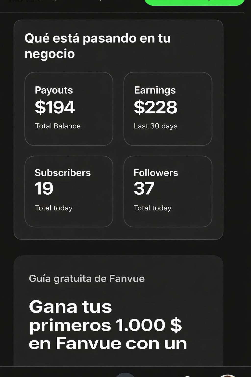 Resultado de alumno 19