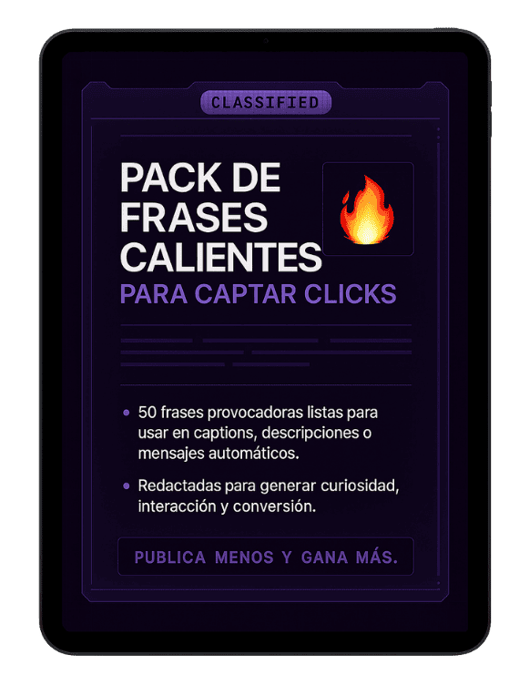 Pack de Frases Calientes para Captar Clics