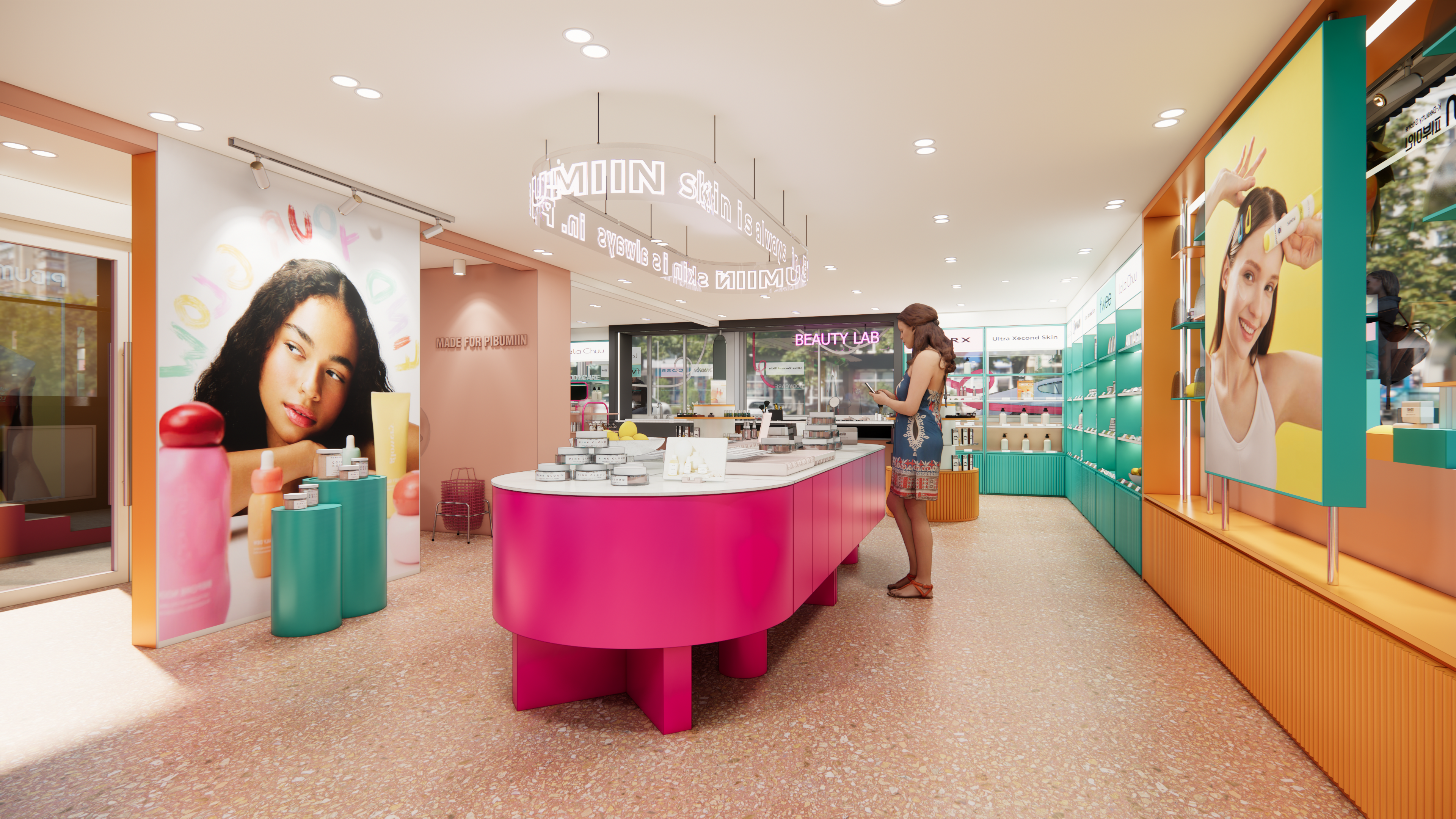 PIBUMIIN Cosmetic Retail Space (In Mexico)