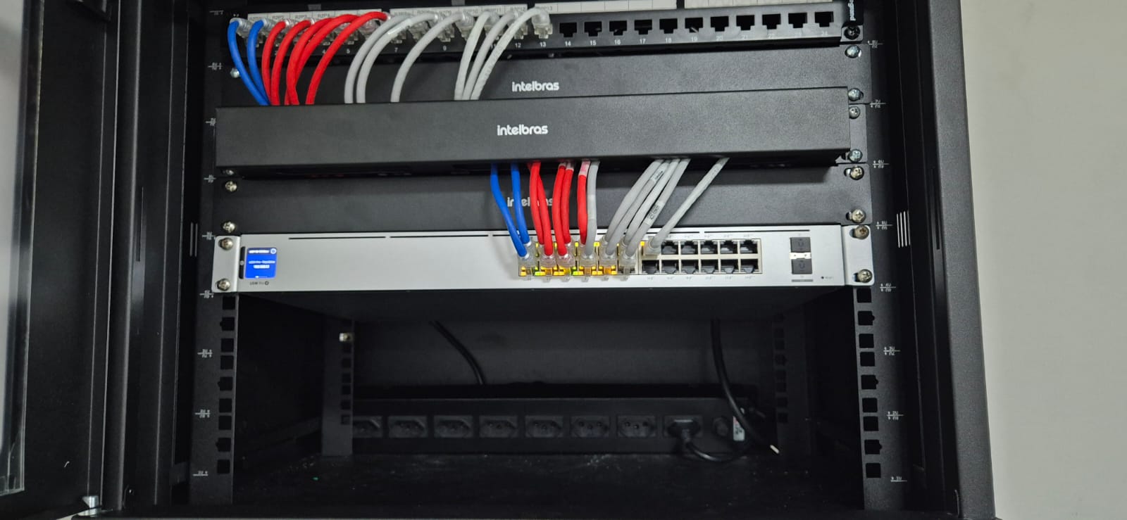 Rack Estruturado com Patch Panel
