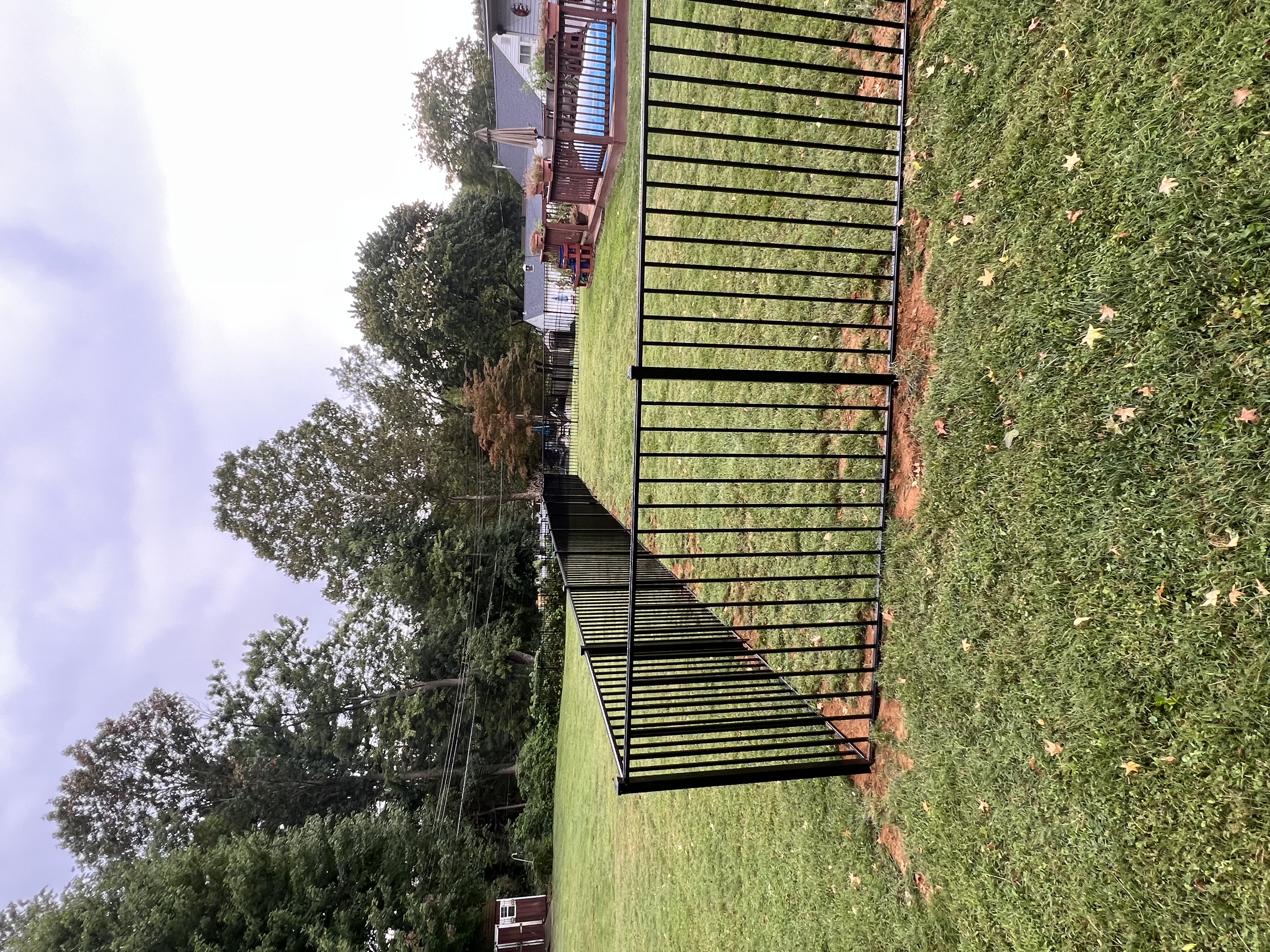 Aluminum Fencing installation by H&H Fencing in Lower Bucks County PA