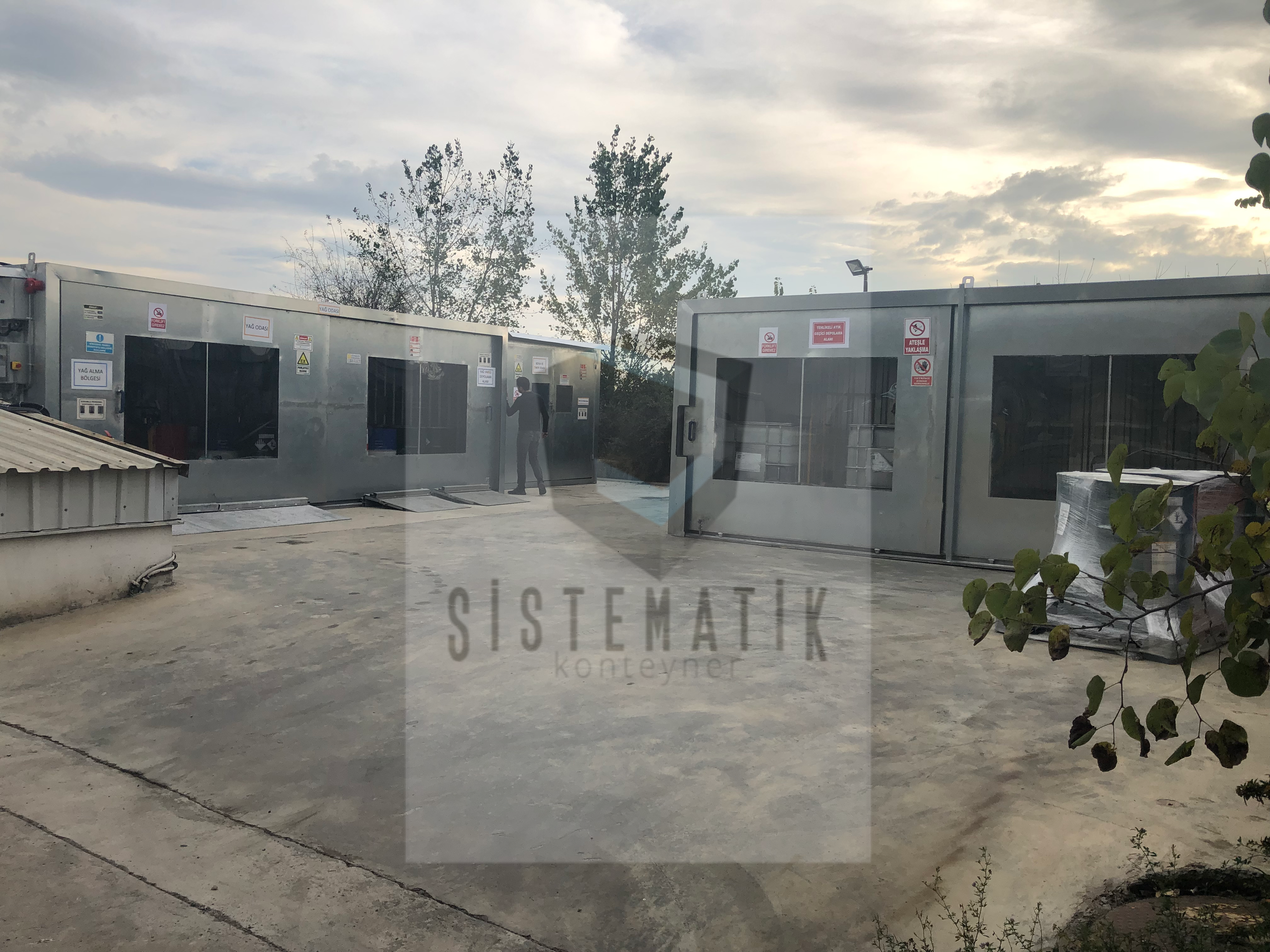 Tehlikeli atık konteyneri proje