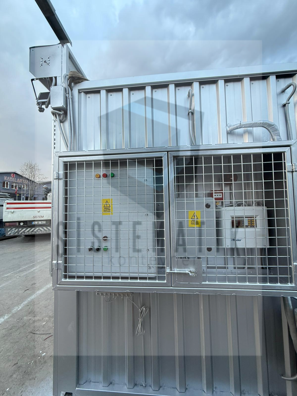 Tehlikeli atık konteyneri proje