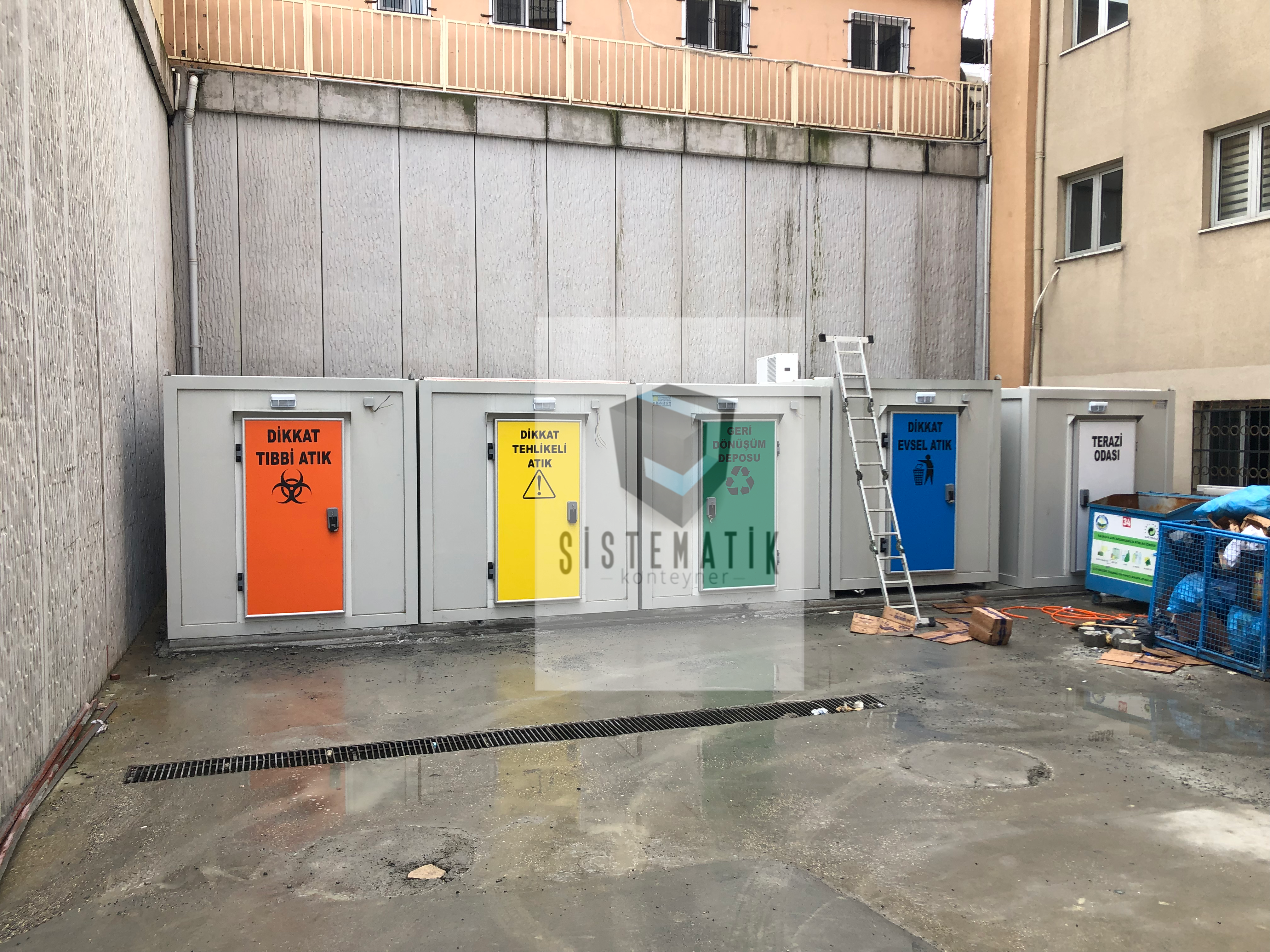 Tıbbi atık konteyneri proje