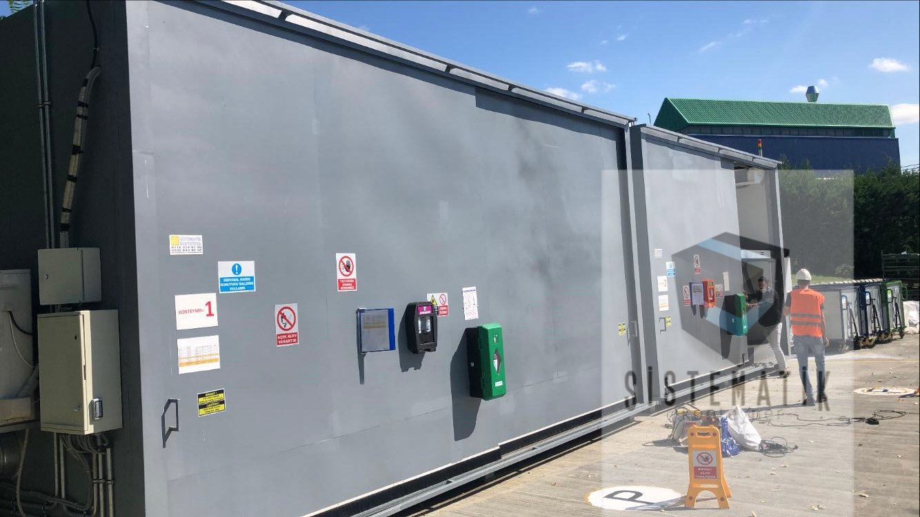 Pil akü atık konteyneri proje
