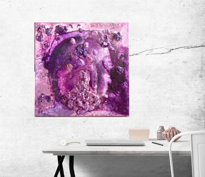 Cosmic Bloom (100cm_100cm) — In Situ