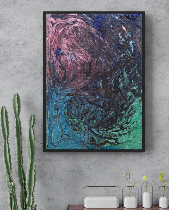 Twilight Shimmer (50cm_70cm) — In Situ