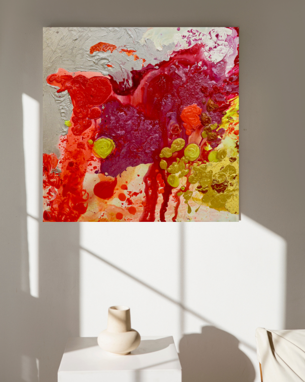 Ember's Heart (100cm_100cm) — In Situ