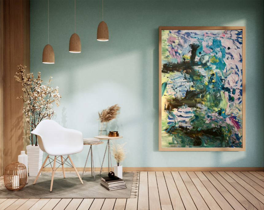 Interwoven Strife (150cm_200cm) — In Situ
