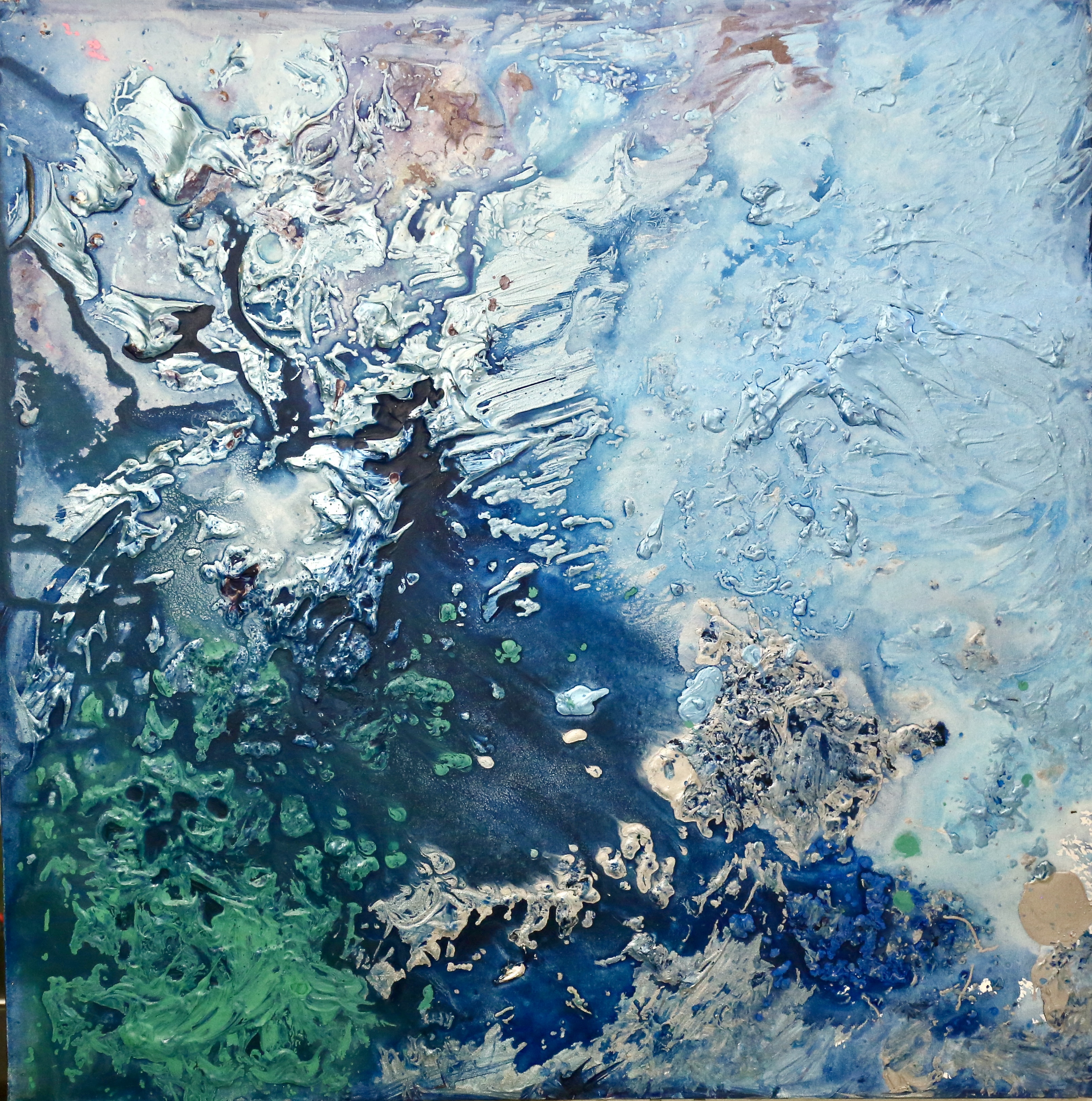 Frozen Estuary (100cm_100cm)