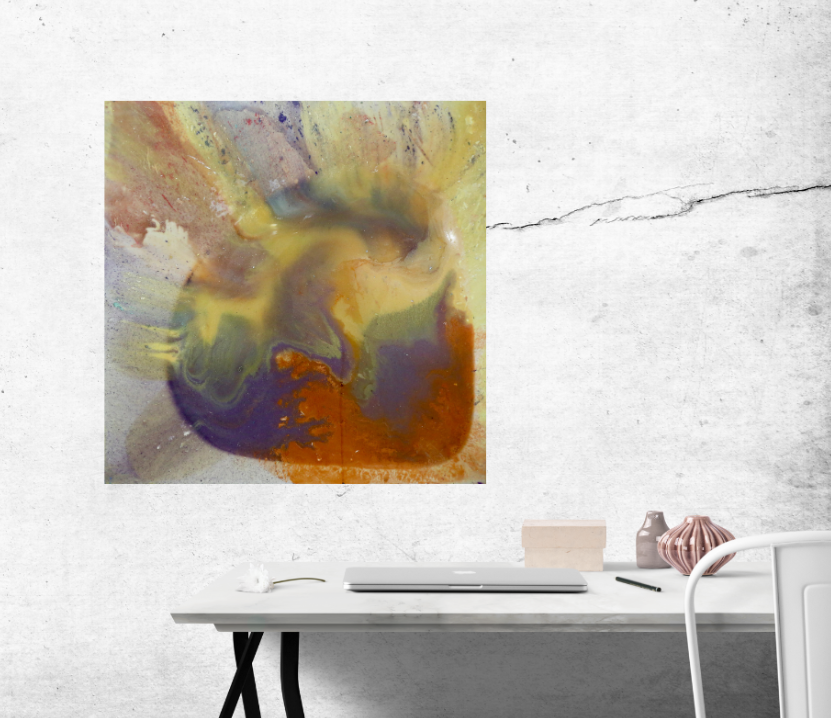 Organic Flow (100cm_100cm) — In Situ