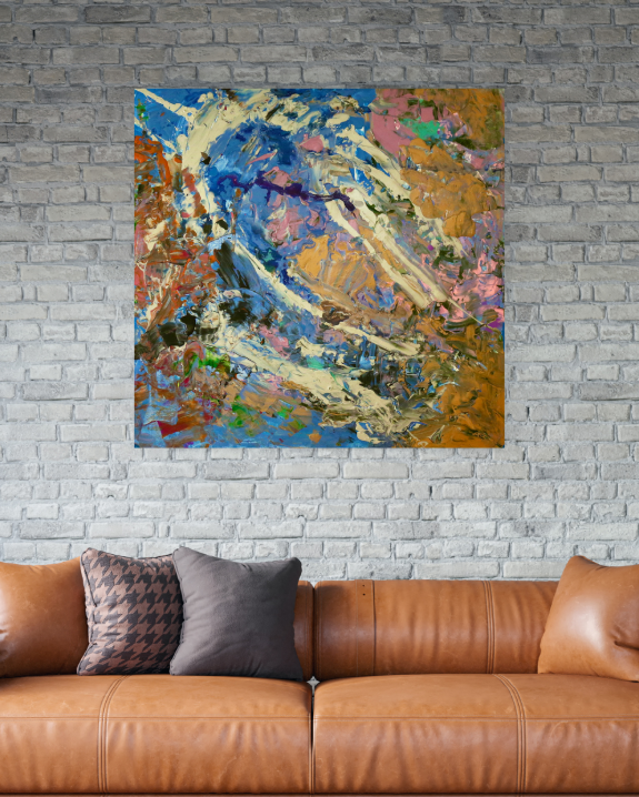 Terra Firma Agitated (100cm_100cm) — In Situ