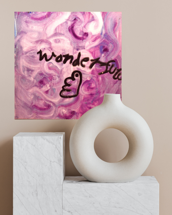 Lavender Dreams, Wonderful Heart (60cm_60cm) — In Situ