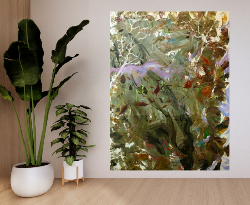Woodland Veil (150cm_200cm) — In Situ